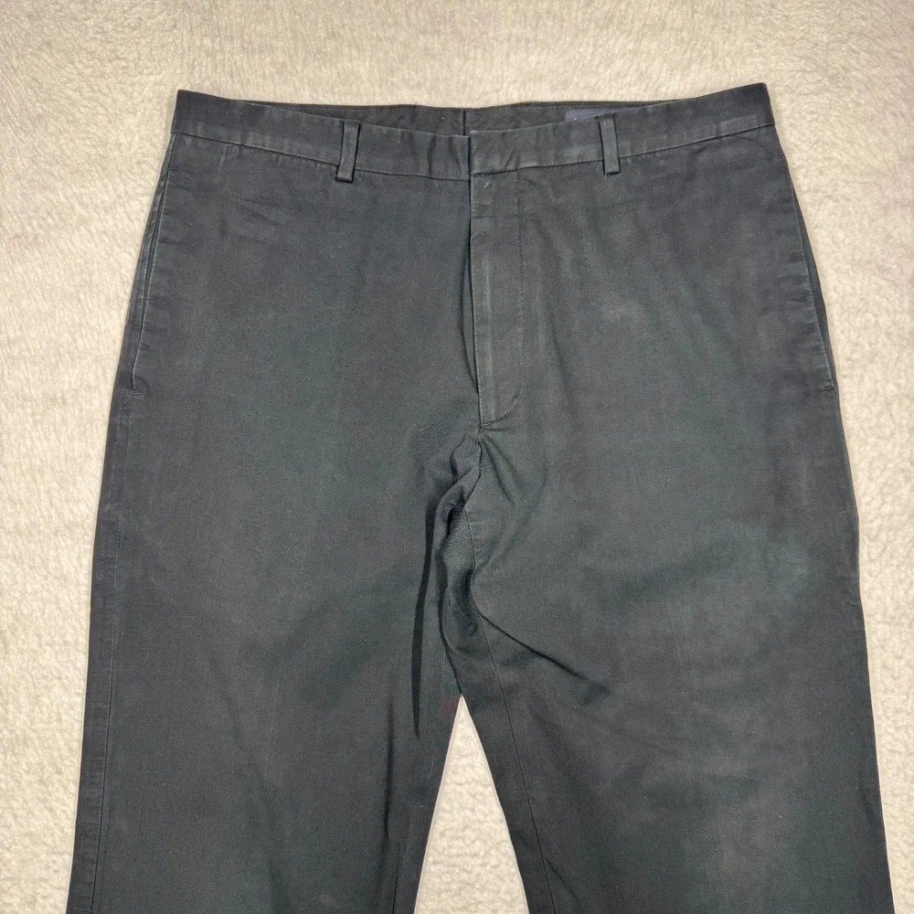 Banana Republic Wide Leg Casual Dress Pants Trousers Black Men's Size‎ 34x30